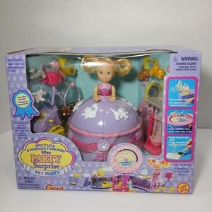Miss Party Surprise Doll Pet Party Vintage Toy Biz 1999 Sealed - Patty, Kitten